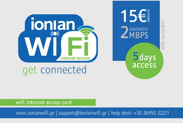 Ionian WiFi - Top up card 4