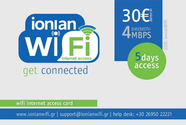 Ionian WiFi - Top up card 5